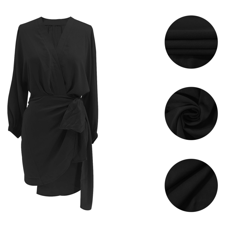 ⏰ Now only 50% off!🔥Women's V-Neck Wrap Dress