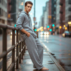 ⏰ Now only 50% off!🔥Men's Hooded Casual Loose Top & Pants 2-Piece Set